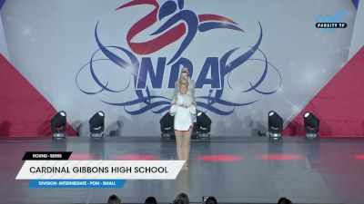Cardinal Gibbons High School [2025 Intermediate - Pom - Small Semis] 2025 NDA High School National Championship