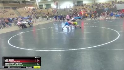 112 lbs Quarterfinal - Leo Ellis, Rabbit Wrestling Club vs Benjamin Labuff, Brentwood Wrestling Club