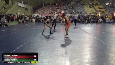 125 lbs Semis & 3rd Wb (16 Team) - Robert Albert, Missouri Valley vs Kobi Johnson, Providence (Mont.)