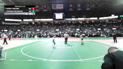 58 lbs 1st Place Match - Hudson Fischbach, HHY1 vs Henry Fischer, CPWA