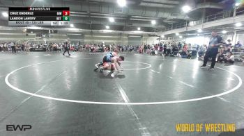 125 lbs Round Of 32 - Cruz Enderle, Greater Heights Wrestling vs Landon Lantry, Hot Shots