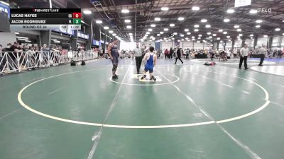 182 lbs Round Of 64 - Lucas Hayes, GA vs Jacob Rodriguez, FL