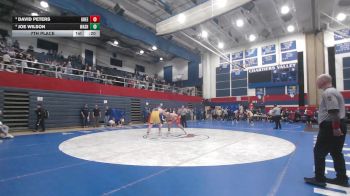 285 lbs 7th Place - Payton Schaum, Mount Pleasant vs Justin Papuga, Derry Area