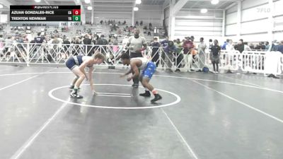 132 lbs Round Of 64 - Azuan Gonzales-Rice, CA vs Trenton Newman, VA