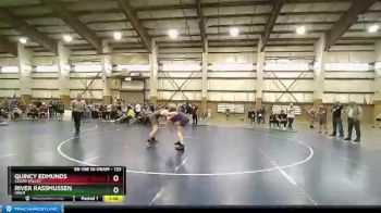 123 lbs Cons. Round 2 - Quincy Edmunds, Cedar Valley vs River Rassmussen, Orem