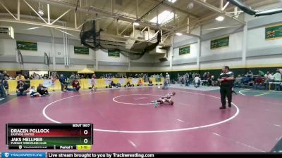 60 lbs Champ. Round 2 - Dracen Pollock, Eastside United vs Jaks Mellmer, Pursuit Wrestling Club