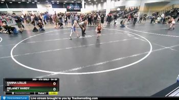 54-59 lbs Cons. Round 3 - Delaney Hardy, NE vs Hanna Lollis, OK