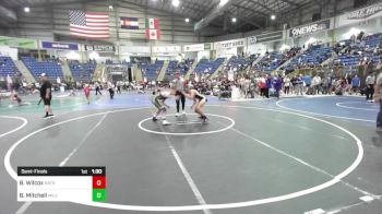 137 lbs Semifinal - Brodey Wilcox, Natrona Colts vs Bobby Mitchell, Mile High WC