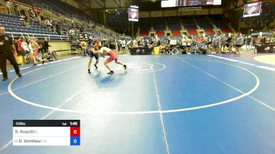 113 lbs Cons 32 #1 - Robert Ruscitti, IL vs Drake VomBaur, CO