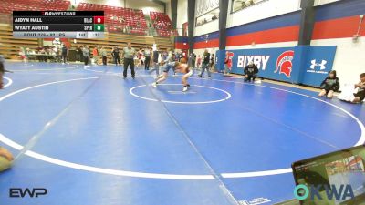 92 lbs Consolation - Aidyn Hall, Blackwell Wrestling Club vs Wyatt Austin, Sperry Wrestling Club