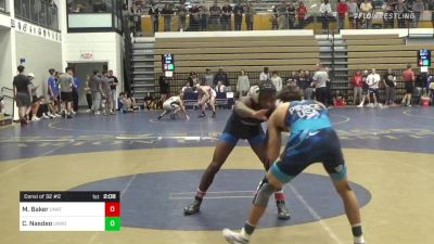 125 lbs Consi Of 32 #2 - Markel Baker, Unattached-George Mason vs Cael Nasdeo, Unrostered-NLWC