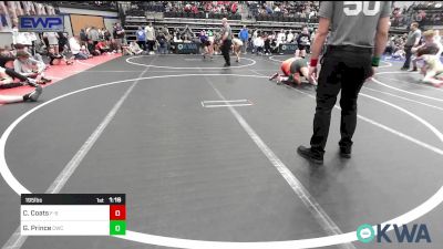 195 lbs Quarterfinal - Cash Coats, F-5 Grappling vs Gabriel Prince, Cowboy Wrestling Club