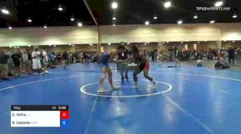 78 kg Semifinal - Dimitri Willis, Illinois vs Boone Casarez, Oregon