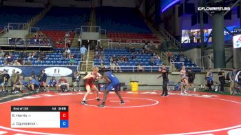 145 lbs Rnd Of 128 - Sam Harris, Oklahoma vs Joshua Ogunsanya, Illinois