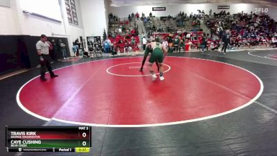 215 lbs Cons. Round 5 - Caye Cushing, Bear Creek vs Travis Kirk, George Washington