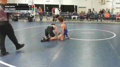 132 lbs Consi Of 32 #2 - Jesse Gatto, VA vs Max Cumbee, IL