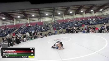 54 lbs Semis & Wb (16 Team) - JULIAN MAXIMO, West Coast Riders vs Blaise Henebry, Idaho 1
