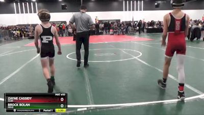 90 lbs Round 4 - Zayne Cassidy, OLBR vs Brock Bolan, MPHS