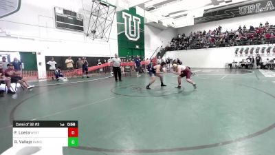 170 lbs Consi Of 32 #2 - Fabian Loera, West Covina vs Robert Vallejo, Ramona