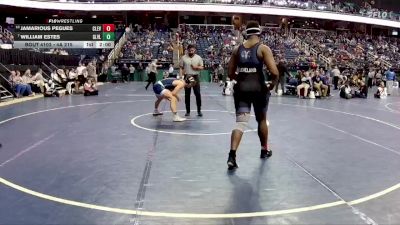 4A 215 lbs Champ. Round 1 - William Estes, Green Level vs Jamarious Pegues, Cleveland