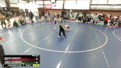 61 lbs Quarterfinal - Whyet Howlett, Delta vs Drew Lounsbury, Sanderson Wrestling Academy