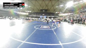 Boys 4A 120 lbs Cons. Round 1 - Seiji Nakamura, Lincoln (Seattle) vs Thomas Samuel Ryan, Issaquah