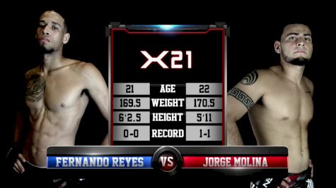 Fernando Reyes vs. Jorge Molina - XFN 21 Replay