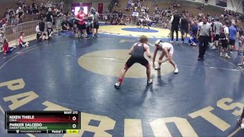 80 lbs Semifinal - Nixen Thiele, CVBJJ vs Parker Salcedo, Sunkist Kids/Monster Garage