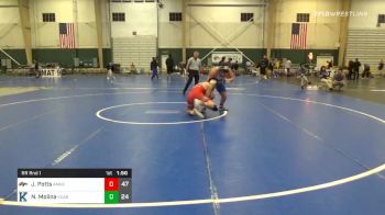 220 lbs Prelims - Jarin Potts, Amherst High School vs Noah Molina, Kearney High School JV