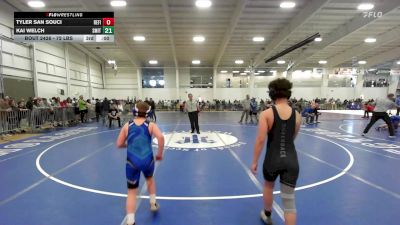 108 lbs Semifinal - Mason Serrano, Windham vs Jonah Pelletier, Southington