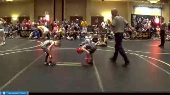 43 lbs Round 2 (6 Team) - Kaison Perkins, Ares Black vs Tate Ross, MO All Stars