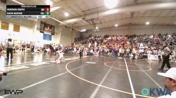 84 lbs Quarterfinal - Hudson Smith, Salina Wrestling Club vs Kace Moore, Collinsville Cardinal Youth Wrestling