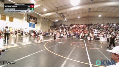84 lbs Quarterfinal - Hudson Smith, Salina Wrestling Club vs Kace Moore, Collinsville Cardinal Youth Wrestling