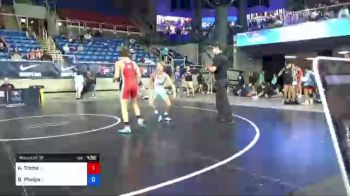 94 lbs Round Of 32 - Kaiden Triche, Louisiana vs Brady Phelps, Illinois