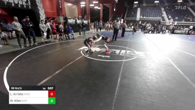 73 lbs Rr Rnd 5 - Lawson Arrieta, Pomona Elite vs Mason Allen, Northside Wrestling