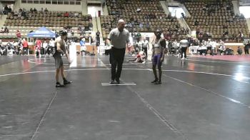 7A 106 lbs Champ. Round 1 - Dalton Godwin, Baker HS vs Kesion Watts, JAG
