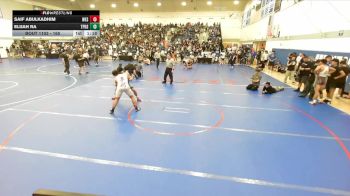 165 lbs Champ. Round 1 - Saif Abulkadhim, Western vs Elijah Ra, Torrey Pines High School