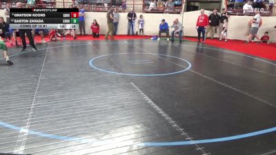 50_B lbs Consi Of 16 #1 - Grayson Koons, Canon-McMillan vs Easton Zavada, Connellsville