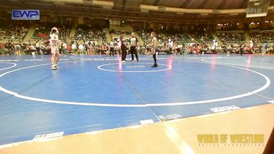 80 lbs Round Of 32 - Hunter Lugo, Liberty Warriors Wrestling Club vs Cruz Evans, NBWA