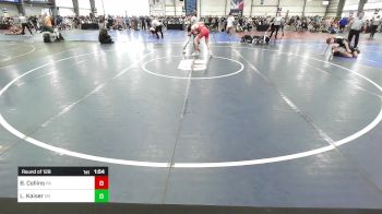 160 lbs Round Of 128 - Brady Collins, PA vs Luke Kaiser, OH