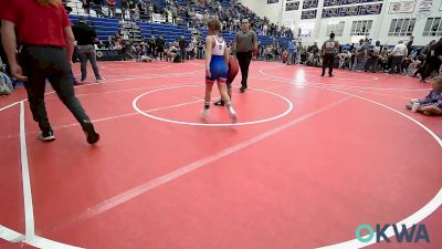 75 lbs Quarterfinal - Peyton Hankins, Morrison Takedown Club vs Sereniti Mann, Smith Wrestling Academy