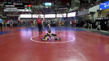 52 lbs Cons. Round 5 - Logan Morrell, Team Champs vs Mack Dimas, Big Game Wrestling Club MT