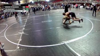 140 lbs Champ. Round 2 - Breken Rynearson, Broken Bow Wrestling Club vs Jon Marcoux, Gretna Youth Wrestling Club