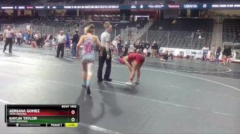 106 lbs 5th Place Match - Adriana Gomez, Team Arizona vs Kaylin Taylor, Team Montana