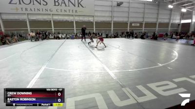 67 lbs 3rd Place Match - Crew Downing, WY vs Easton Robinson, NV