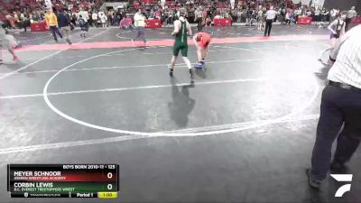 125 lbs Cons. Round 4 - Meyer Schnoor, Askren Wrestling Academy vs Corbin Lewis, D.C. Everest Treetoppers Wrest