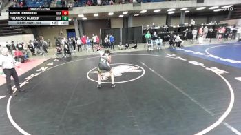 126 lbs Semifinal - Maricio Parker, Unattached vs Jadon Dinwiddie, Unattached