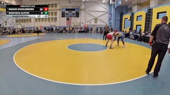 215 lbs Quarterfinal - Dionysus Alston, Caesar Rodney H S vs Mason Schulenburg, Smyrna H S