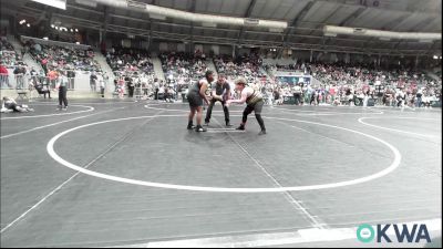 Quarterfinal - Benjamin Fernandez, Cotton County Wrestling Club vs Malachi Conard, Muskogee Rougher Youth Wrestling