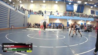 157 lbs Cons. Round 7 - Hunter Boss, Jackson Hole vs Karl Ledbetter, Corner Canyon